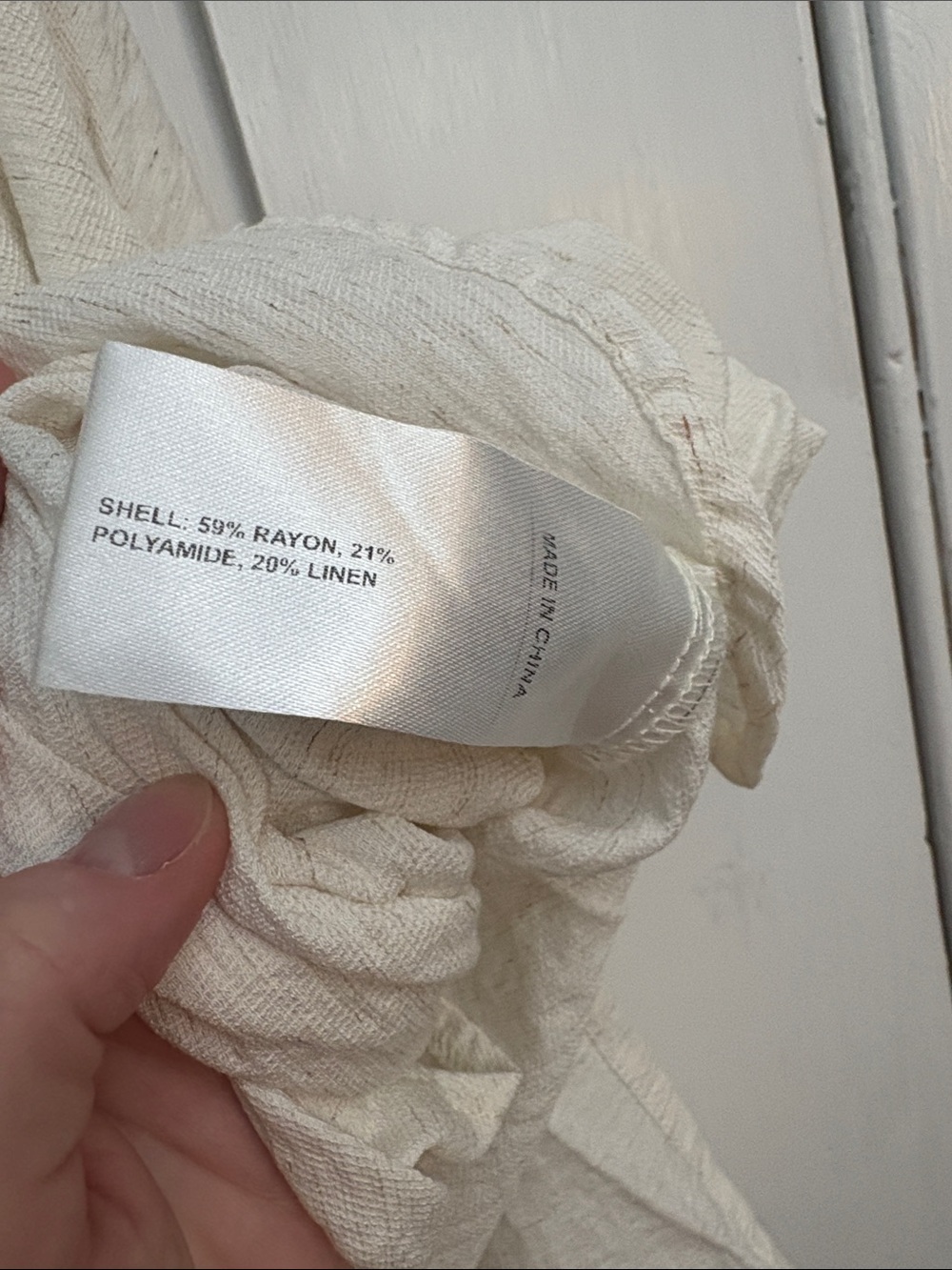 Linen blend button down - Picture 4 of 4